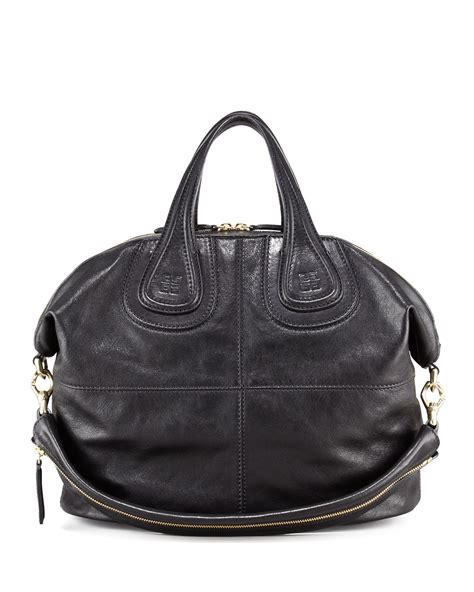 givenchy nightingale satchel medium|Givenchy Nightingale Medium Waxy Leather Satchel Bag, Black.